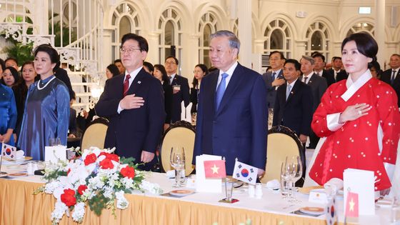 이재명 대통령, 베트남 당 서기장 주최 국빈만찬