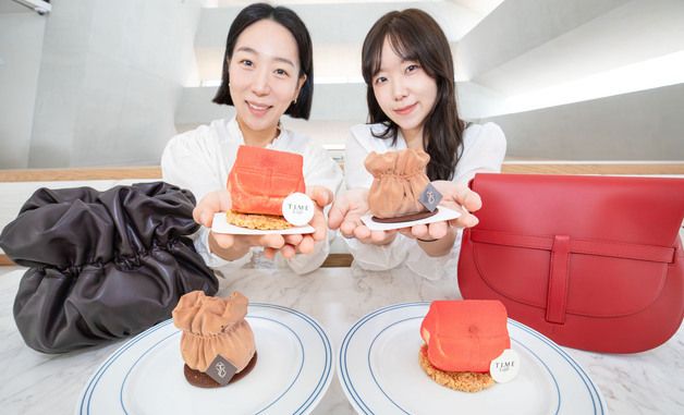 한섬, '보나스트레×타임' 시그니처 핸드백 모양 디저트 판매