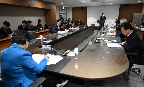 감사원에서 열린 현장 조사