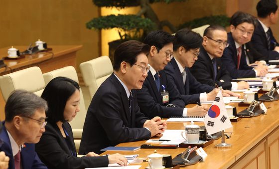 이재명 대통령, 레 민 흥 베트남 총리와 면담