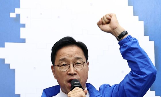 위성곤 제주지사 후보, 6·3 지방선거 필승 다짐