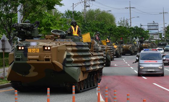 해병대 KAAV부대 안전 운행합니다