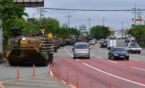 훈련 출동도 안전이 우선