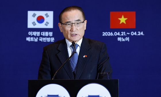 순방 관련 브리핑하는 위성락 안보실장