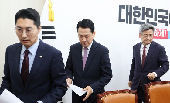 현안 브리핑 마친 장동혁