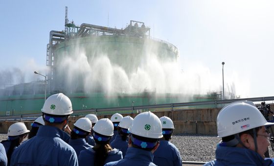 'LNG 생산기지에서 화재가 난다면'
