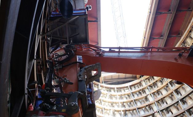 광화문 대심도 빗물배수터널 공사 현장 점검하는 오세훈 시장