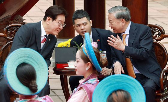 대화하는 한-베트남 정상