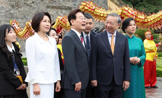 한-베트남 정상 내외간 탕롱 황성 친교일정