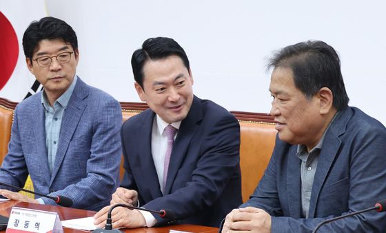 장동혁, CU 가맹주협의회 면담