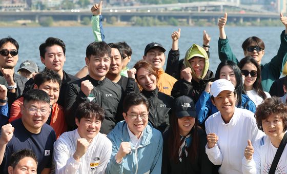 정원오 '찾아가는 현장: 러닝편'