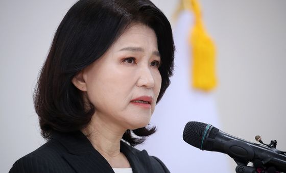 6·3 지방선거 불출마 선언하는 이진숙