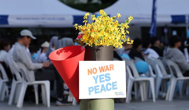 'NO WAR, YES PEACE!'