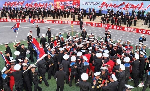 北, 인민혁명 창건일 기념 체육행사…해군·공군 경기