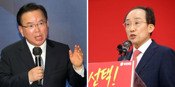 '격돌' 김부겸 VS 추경호