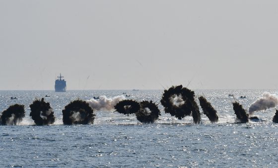 해병대 KAAV 해안돌격