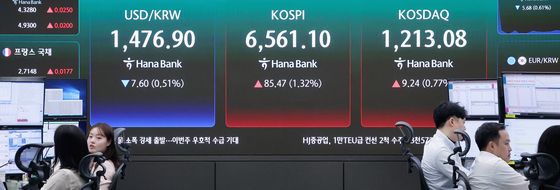 코스피 장중 6560선 돌파