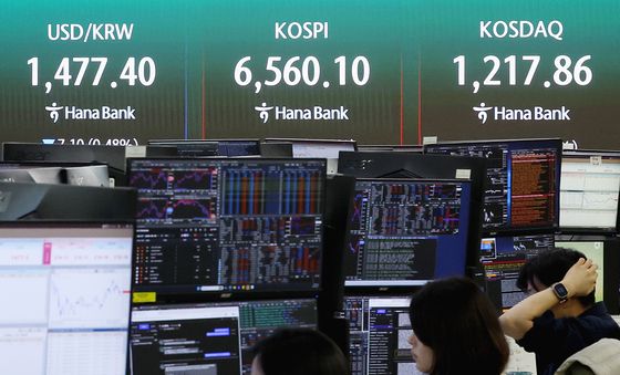 코스피, 장중 최고치 돌파