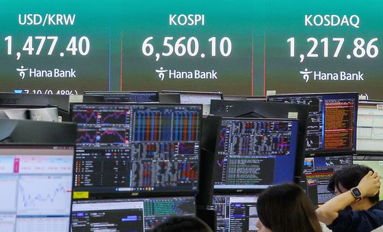 장중 최고치 경신한 코스피