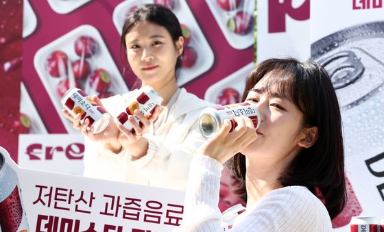 '상큼한 과일 풍미'…데미소다 자두 출시