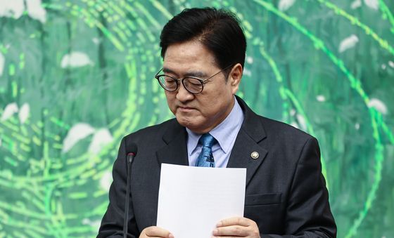 기자회견 갖는 우원식 국회의장