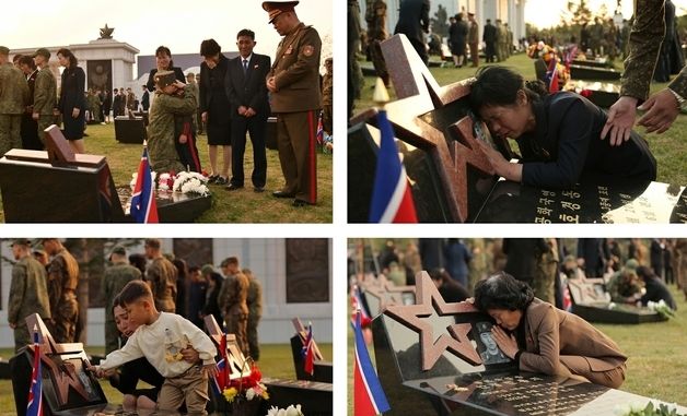 北, '러시아 파병군' 기념관 준공…묘역서 집단 참배