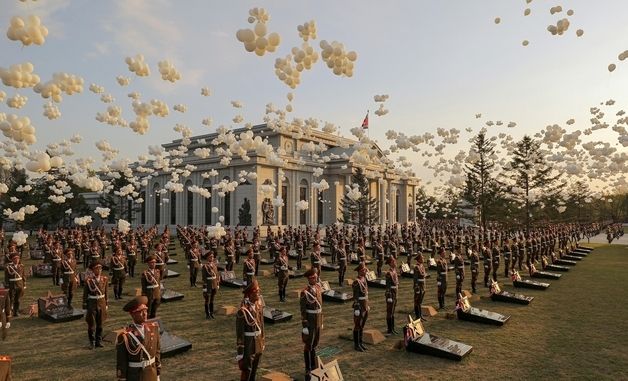 北, 러시아 파병 기리는 전투위훈기념관서 참전 희생자 추모