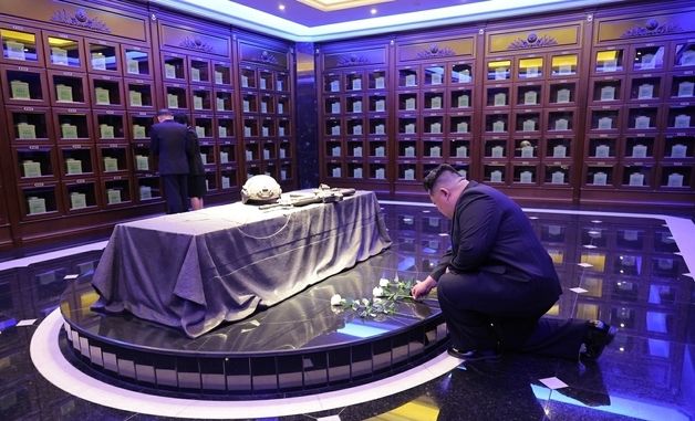 김정은 "러시아 파병 군인들의 고귀한 삶, 무궁토록 빛나기를"