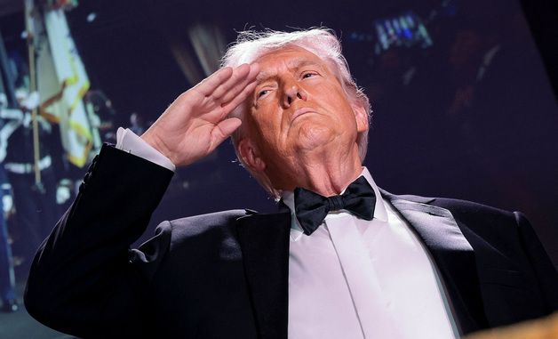 백악관 출입기자단 연례 만찬에 참석한 트럼프