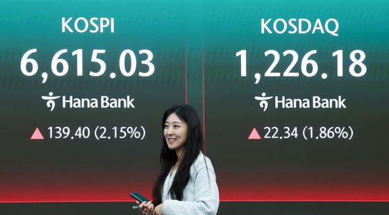 코스피 6600선 넘어 종가 최고치 경신