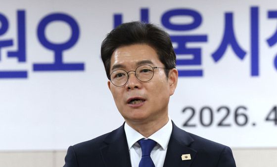 인사말하는 정원오 후보