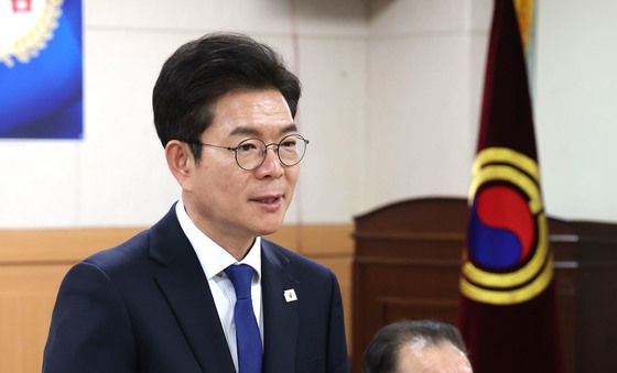 인사말하는 정원오 후보