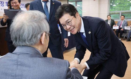 대한노인회 서울시연합회 찾은 정원오 후보