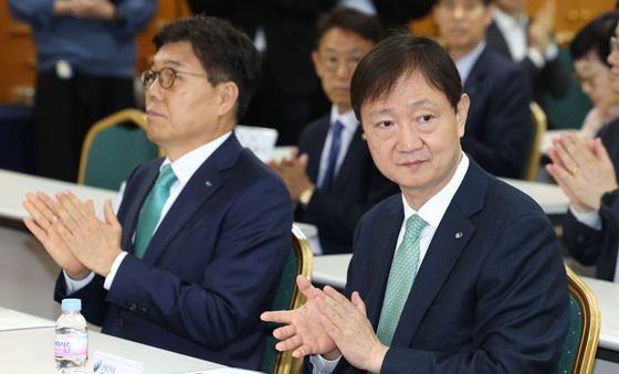 업무협약식 참석한 이찬진 금감원장