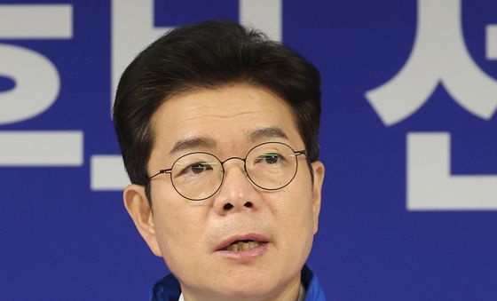 정원오, 첫 공개 선대위