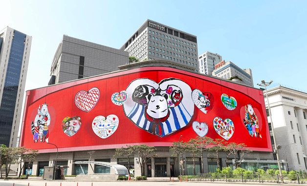 신세계百, 동심 입은 '푸빌라' 영상 신세계스퀘어서 선보여