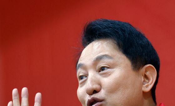 오세훈 서울시장 후보, 용산구 필승 결의대회 축사