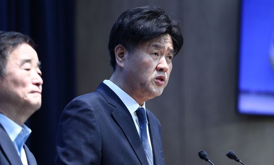 공천 배제 관련 입장 밝히는 김용 전 부원장