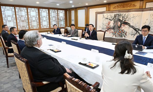 구윤철 부총리, 주한미국상공회의소 대표단 면담