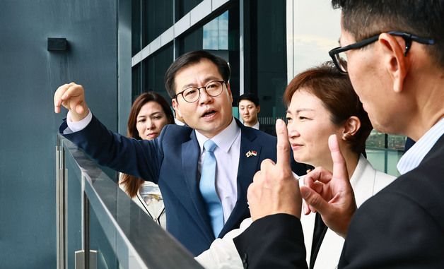 여한구 통상본부장, 싱가포르 항만공사 방문