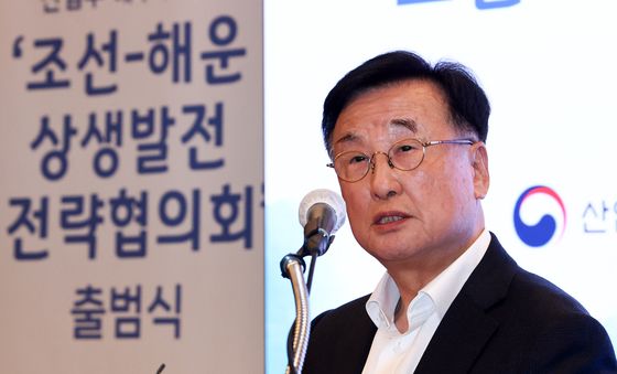 박정석 한국해운협회 회장, 조선·해운 전략협의회 출범식 개회사