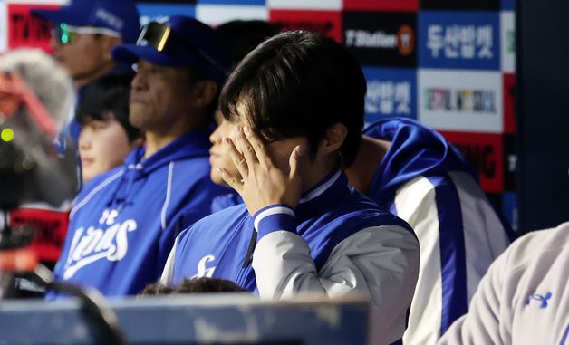 원태인, 똑바로 볼 수가 없어