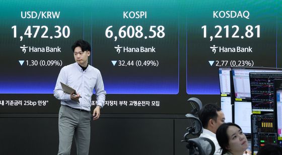 코스피 하락 출발...코스닥도 하락