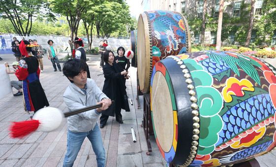 서울시청 앞에 등장한 '기후 신문고'