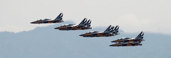 '위풍당당' 공군 특수비행팀 블랙이글스