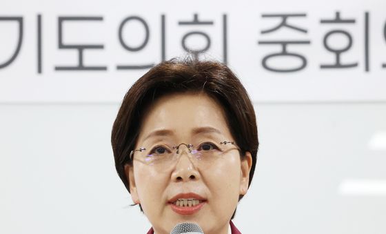 발언하는 양향자 국민의힘 경기지사 예비후보