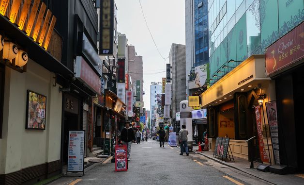 체감경기 약화에… 썰렁한 상점가