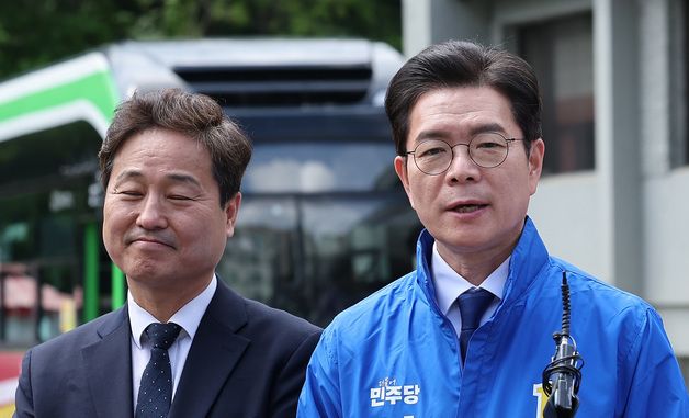 정릉공영차고지 개발 사업 관련 발언하는 정원오 후보