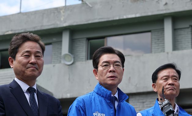 발언하는 정원오 민주당 서울시장 후보