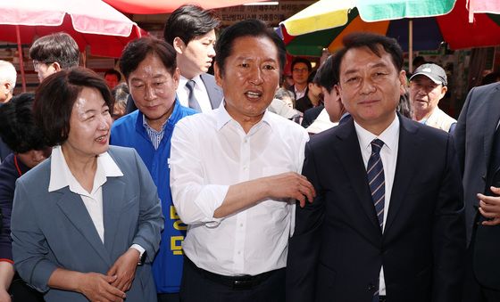 이광재 소개하는 정청래